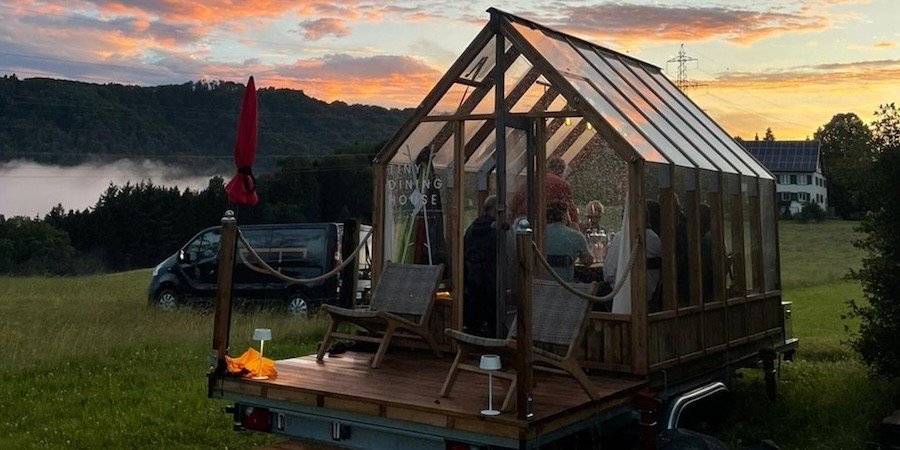 Klein, aber fein feiern im Tiny Dining House