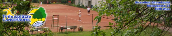 Tennisplätze Gänsehäufel