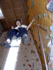 Boulder-Halle im Freizeitzentrum Axams