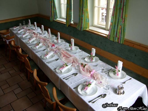 Gasthaus Zum Alten Haus - Events - Hochzeiten in Rust