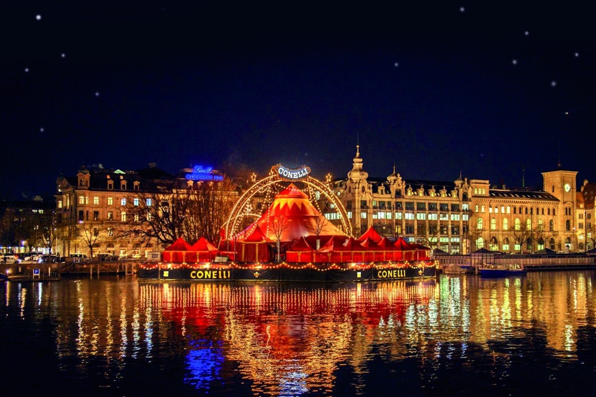 Weihnachtsshow im Circus Conelli auf dem Bauschänzli in Zürich